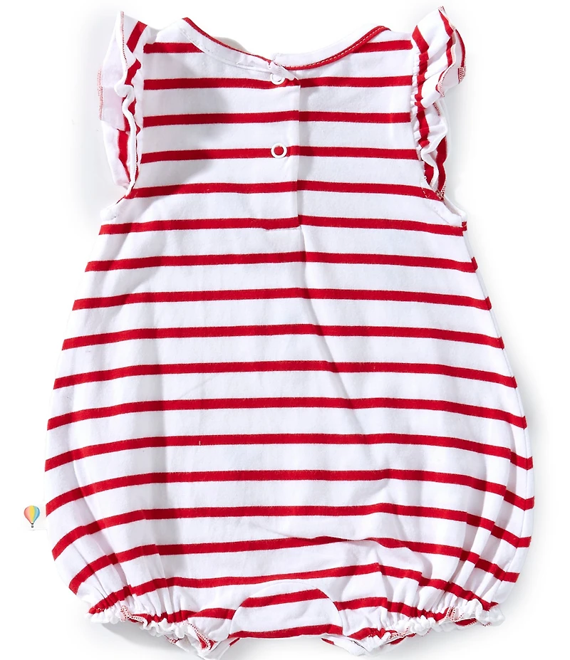 Adventurewear 360 Baby Girls Cherry Stripe Romper