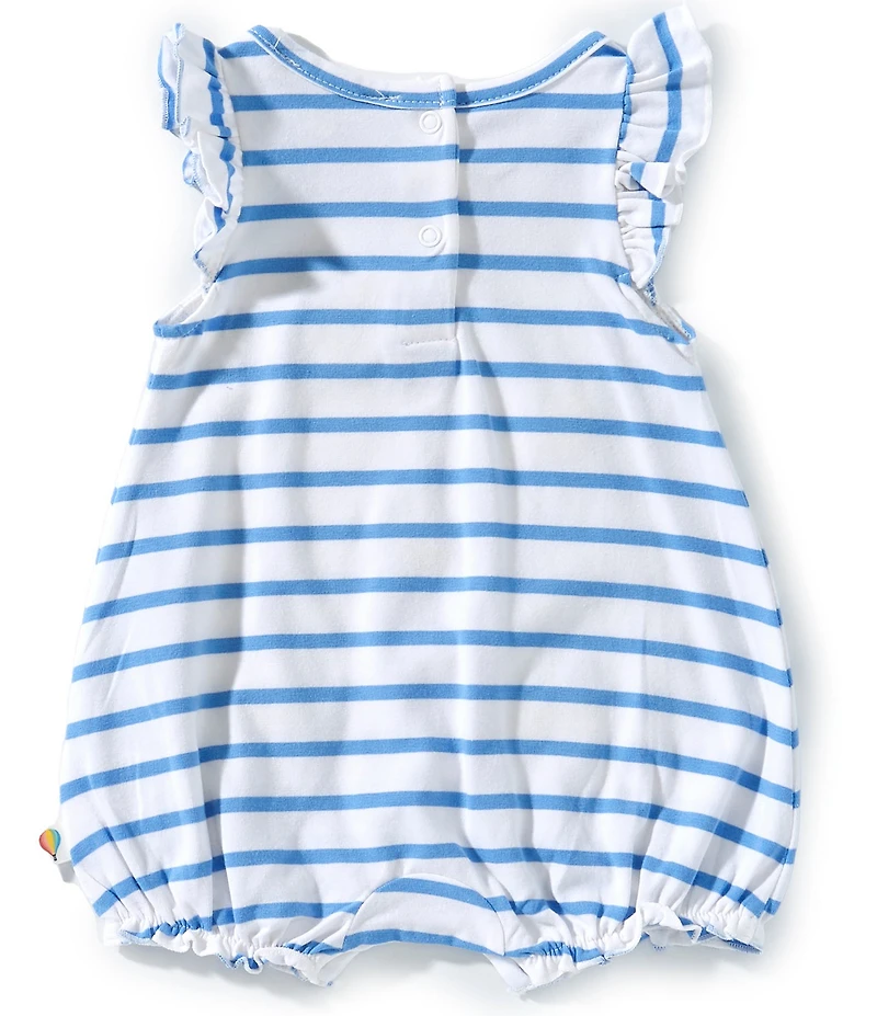 Adventurewear 360 Baby Girls Lemon Stripe Romper