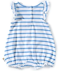 Adventurewear 360 Baby Girls Lemon Stripe Romper