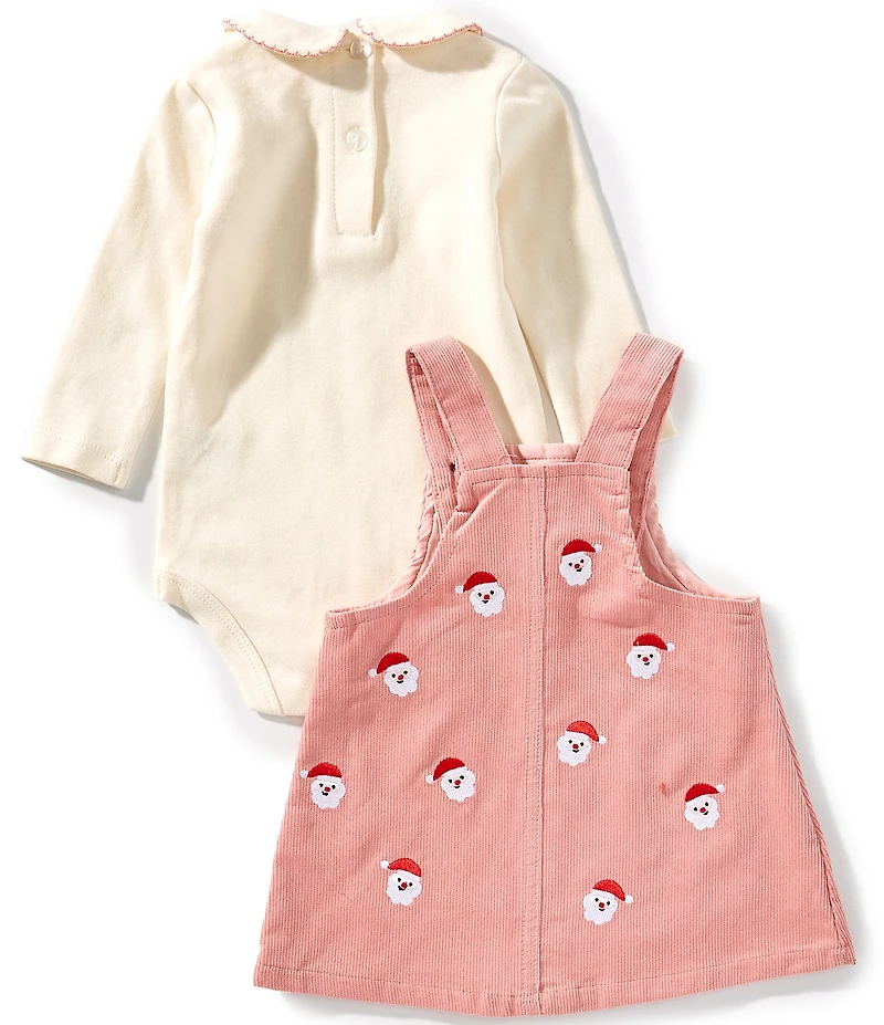 Adventurewear 360 Baby Girls Santa Schiffli Dress Set
