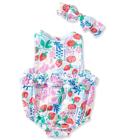 Adventurewear 360 Baby Girls Stamp Print Bubble