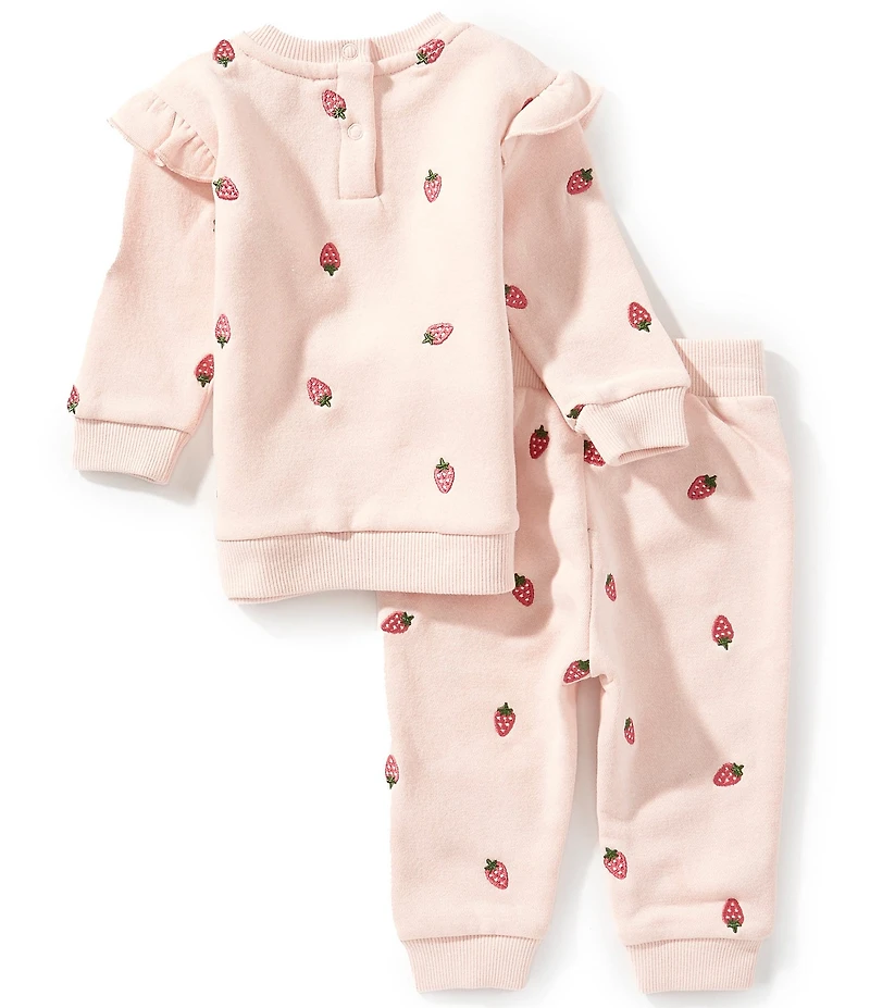 Adventurewear 360 Baby Girls Strawberry Sweat Set