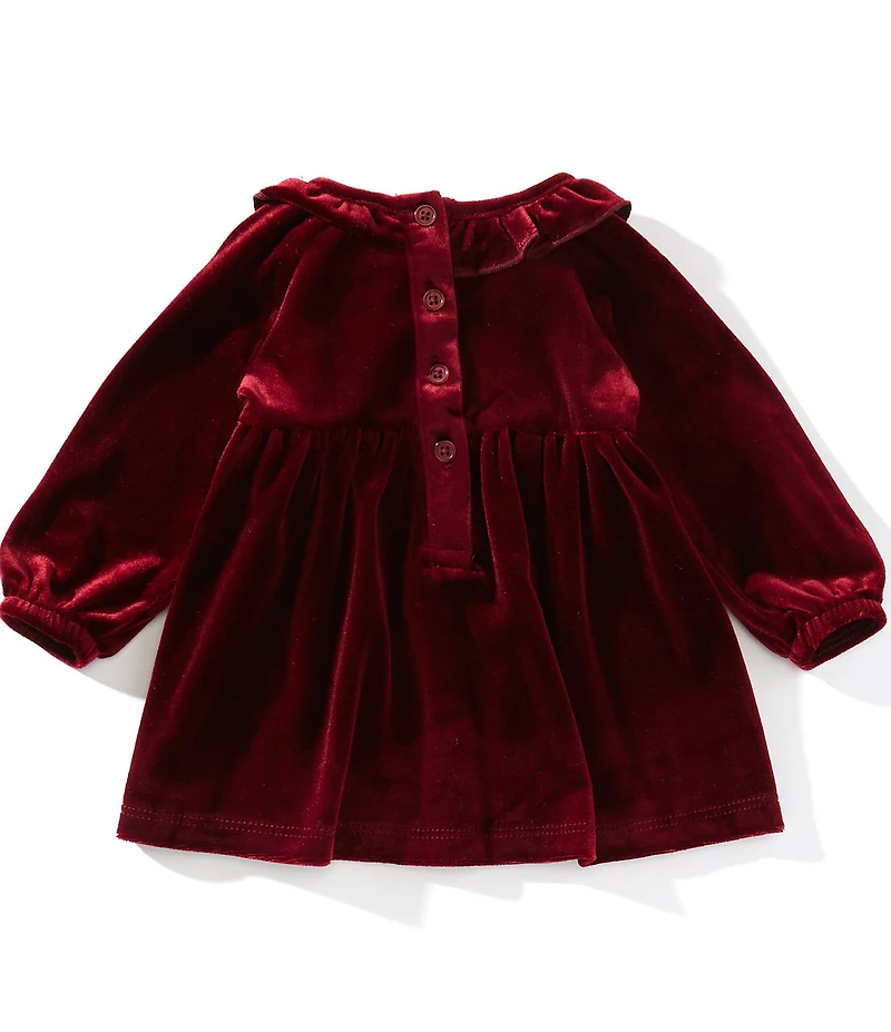 Adventurewear 360 Baby Girls Velvet Ruffle Dress