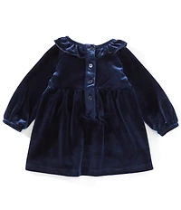 Adventurewear 360 Baby Girls Velvet Ruffle Dress