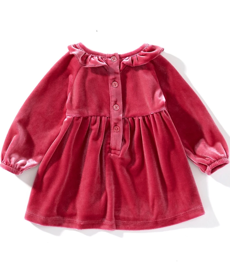 Adventurewear 360 Baby Girls Velvet Ruffle Dress
