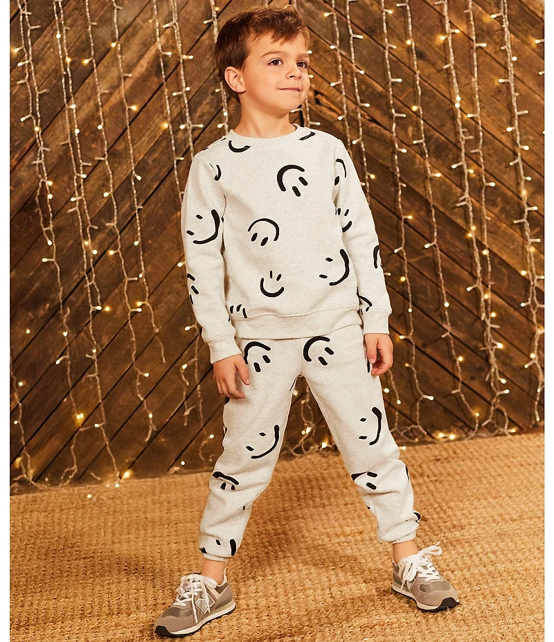 Scene&Heard Little Boys Smiley Face 2-Piece Set
