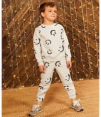 Scene&Heard Little Boys Smiley Face 2-Piece Set