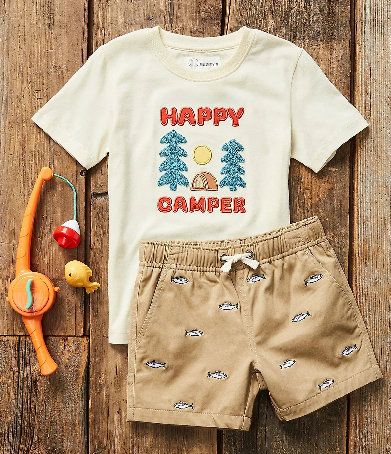Adventurewear 360 Little Boys Happy Camper T-Shirt