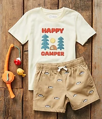 Adventurewear 360 Little Boys Happy Camper T-Shirt
