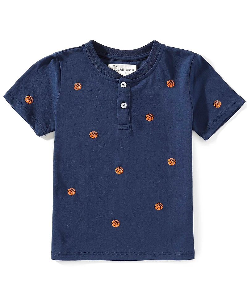 Adventurewear 360 Little Boys Basketball Schifli Henley T-Shirt