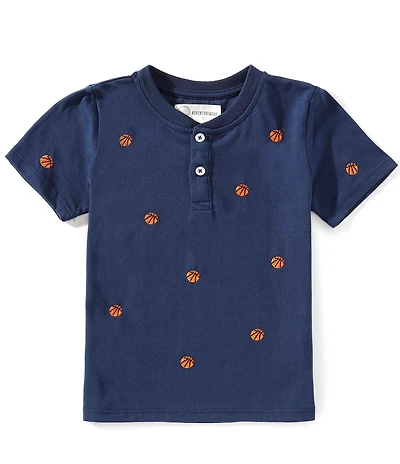 Adventurewear 360 Little Boys Basketball Schifli Henley T-Shirt
