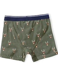 Adventurewear 360 Little Boys Buck Print Boxer Briefs