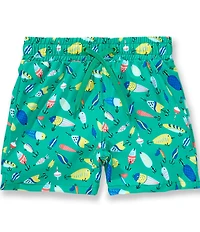 Adventurewear 360 Little Boys Fishing Lures Print Swim Trunks