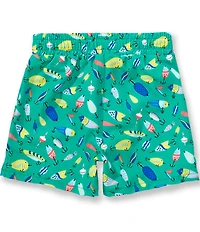 Adventurewear 360 Little Boys Fishing Lures Print Swim Trunks