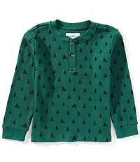 Adventurewear 360 Little Boys Printed Thermal Henley