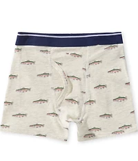 Adventurewear 360 Little Boys Rainbox Trout Print Boxer Briefs