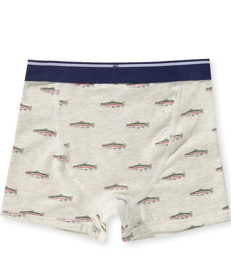 Adventurewear 360 Little Boys Rainbox Trout Print Boxer Briefs