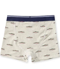 Adventurewear 360 Little Boys Rainbox Trout Print Boxer Briefs