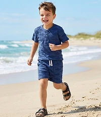 Adventurewear 360 Little Boys Terry Shark Shorts