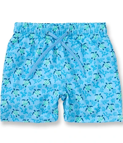 Adventurewear 360 Little Boys Turtle Print Swim Trunks