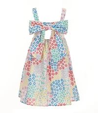 Adventurewear 360 Little Girls Floral Bow Dress