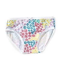 Adventurewear 360 Little Girls Floral Rainbow Cotton Panties