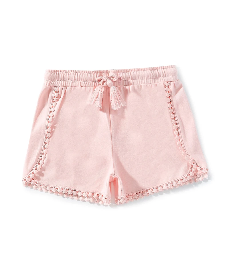 Adventurewear 360 Little Girls Bobble Trim Pull-On Shorts