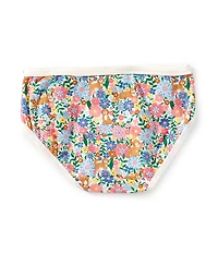 Adventurewear 360 Little Girls Puppy Floral Cotton Panties