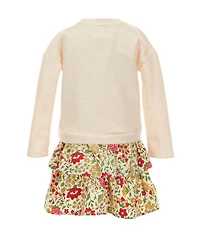 Adventurewear 360 Little Girls French Long Sleeve Terry Dress