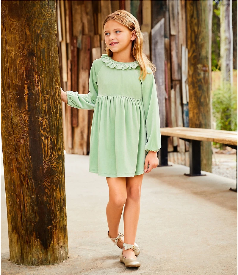 Adventurewear 360 Little Girls Velvet Dress