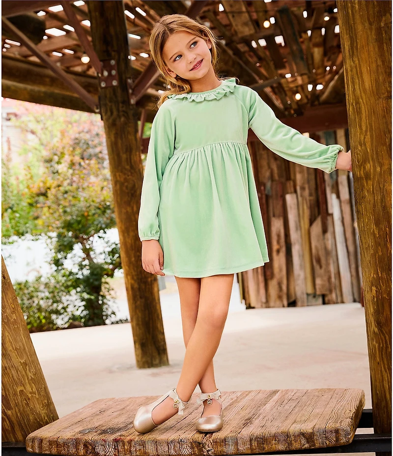 Adventurewear 360 Little Girls Velvet Dress