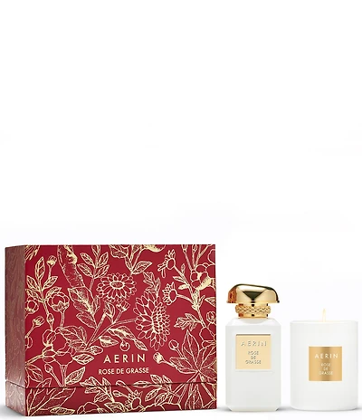 AERIN Rose de Grasse Parfum and Candle Gift Set