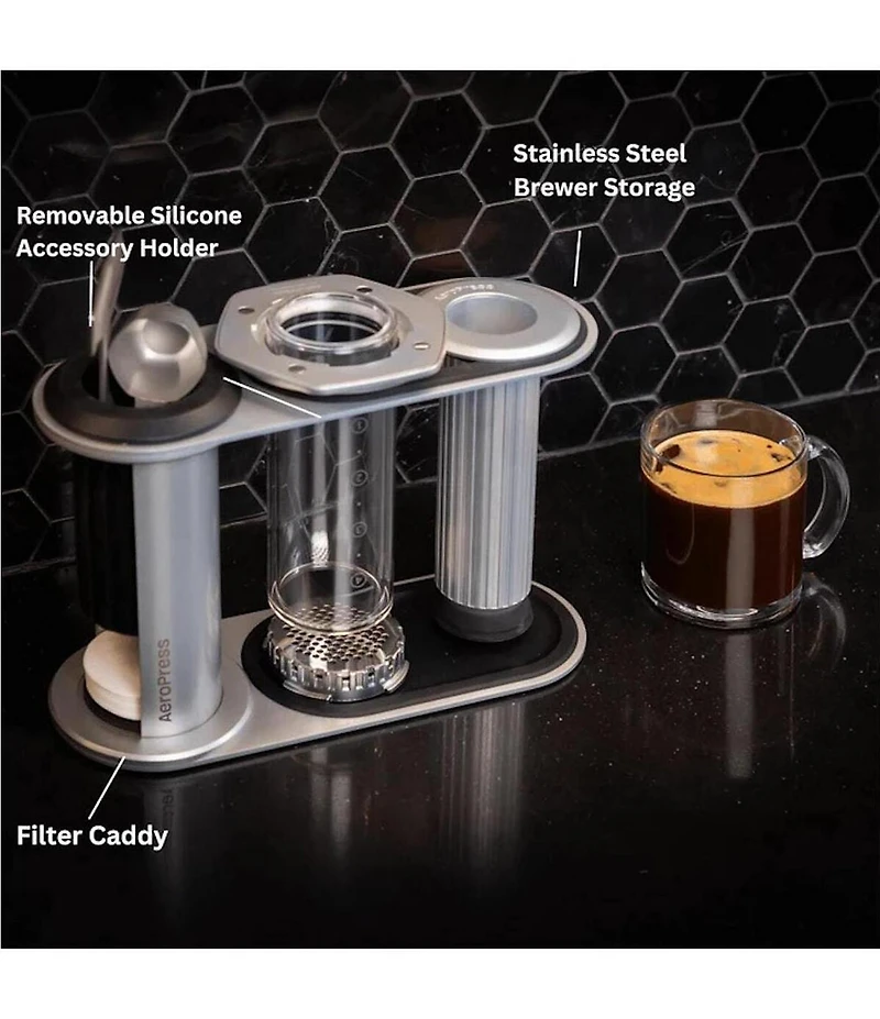 AeroPress Organizer Stand, Stainless Steel