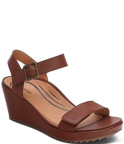 Aetrex Andrea Wedge Sandals