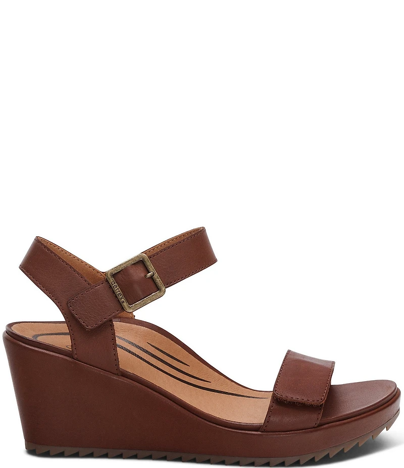 Aetrex Andrea Wedge Sandals