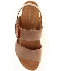 Aetrex Ashley Espadrille Platform Wedge Sandals
