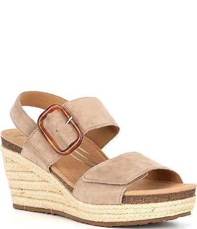 Aetrex Ashley Espadrille Platform Wedge Sandals