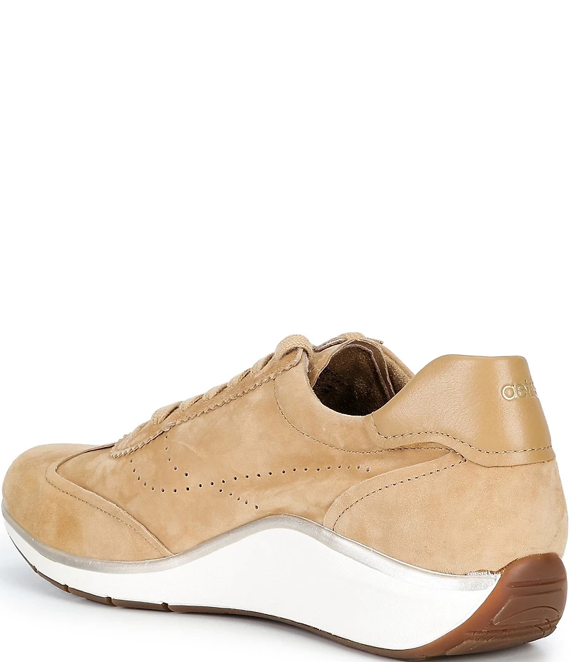 Aetrex Athena Suede Lace Up Sneakers