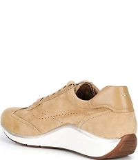 Aetrex Athena Suede Lace Up Sneakers
