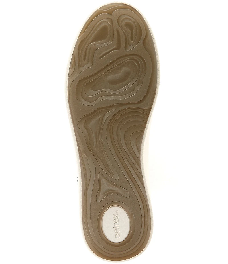 Aetrex Aubrey Side Zip Patent Leather Platform Sneakers