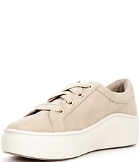 Aetrex Aubrey Side Zip Suede Platform Sneakers