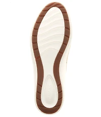 Aetrex Charlotte Leather Floral Lace Up Sneakers