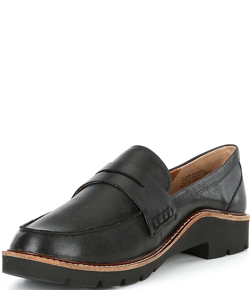 Aetrex Colette Leather Penny Loafers