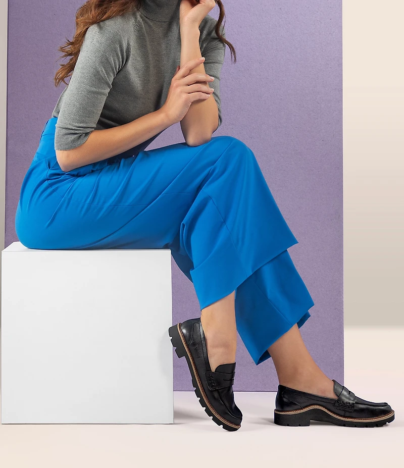 Aetrex Colette Leather Penny Loafers
