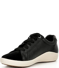 Aetrex Courtney Lace Up Perforated Leather Sneakers