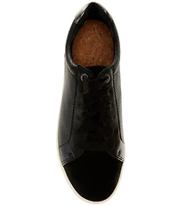 Aetrex Courtney Lace Up Perforated Leather Sneakers