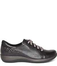 Aetrex Dana Leather Braided Detail Sneakers