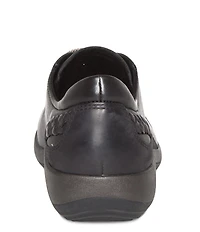 Aetrex Dana Leather Braided Detail Sneakers