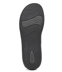 Aetrex Dana Leather Braided Detail Sneakers