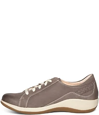 Aetrex Dana Leather Braided Detail Sneakers